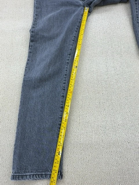 Levi's Unisex Grey 501 Original Fit 27X28 Jeans Button Fly 5-Pocket