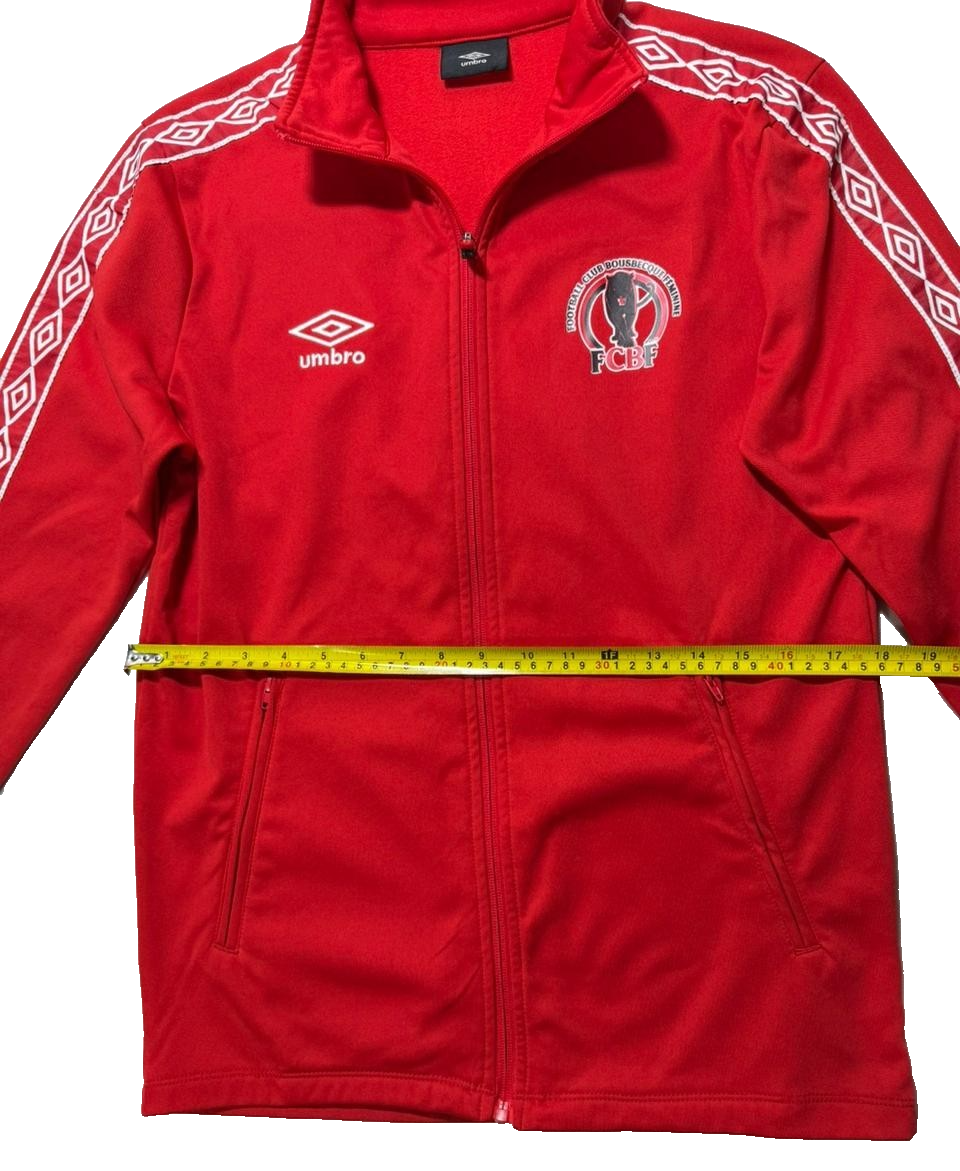 Umbro Red Track Jacket Fcbf Football Club Bousbecque Feminine - Size S