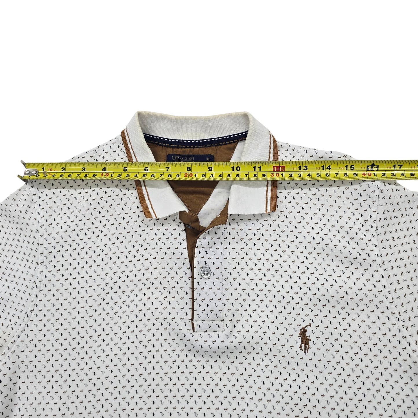 Polo Ralph Lauren Men White Polo Shirt size XL product image 4
