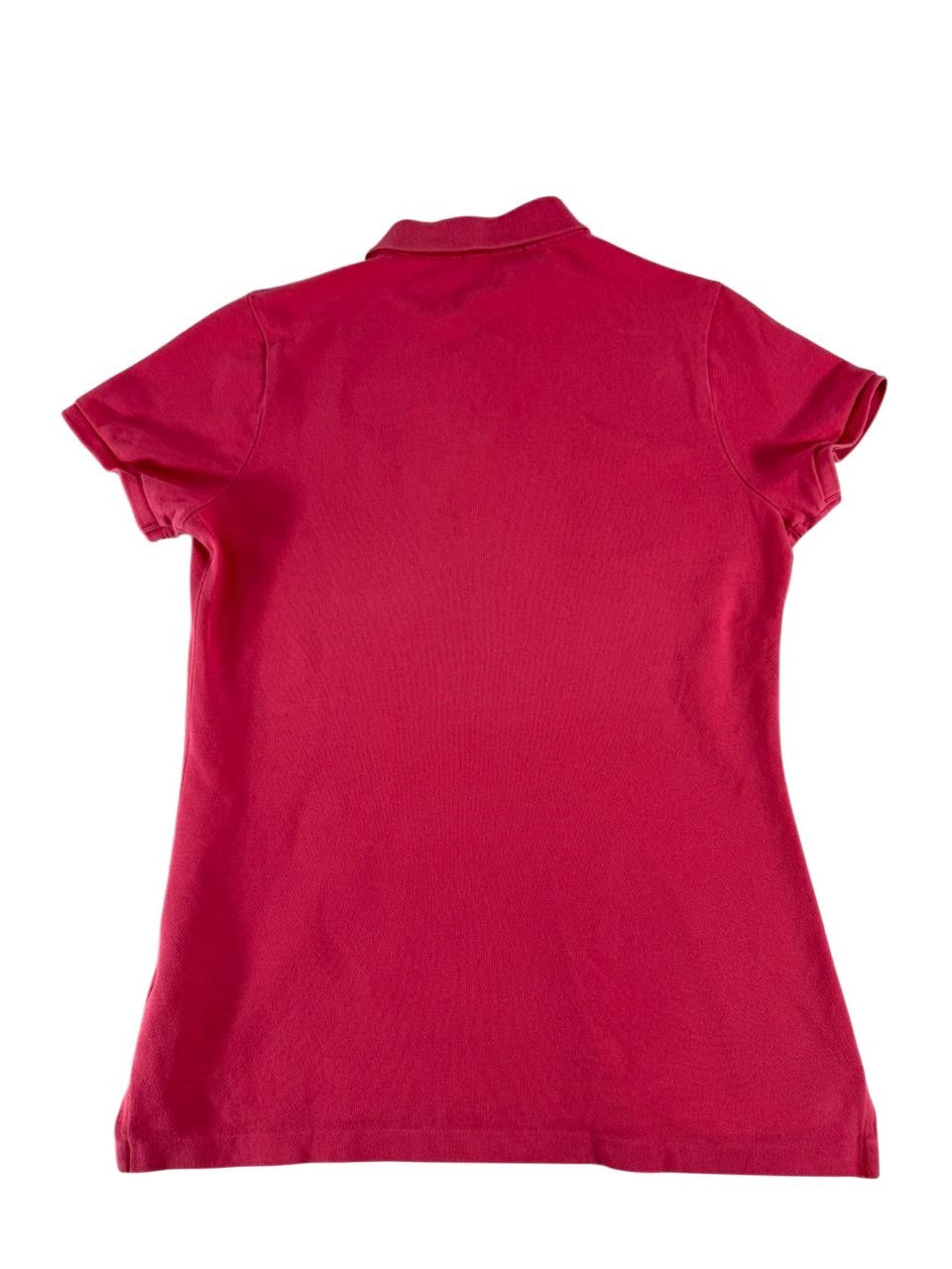 Polo Ralph Lauren Women's Skinny Fit Polo Shirt Pink Short Sleeve Size Medium