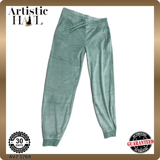 Juicy Couture Women's Green Track Pants – Size M