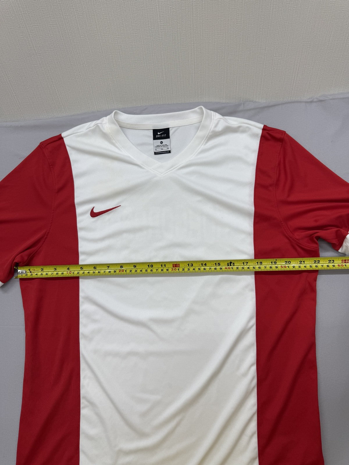 Nike Dri-FIT Borgorosso Red/White XL Men's Football Training Jersey
