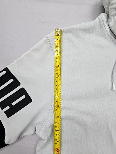 Puma Men's White/Black Color Block Zipper Hoodie Size S 589842