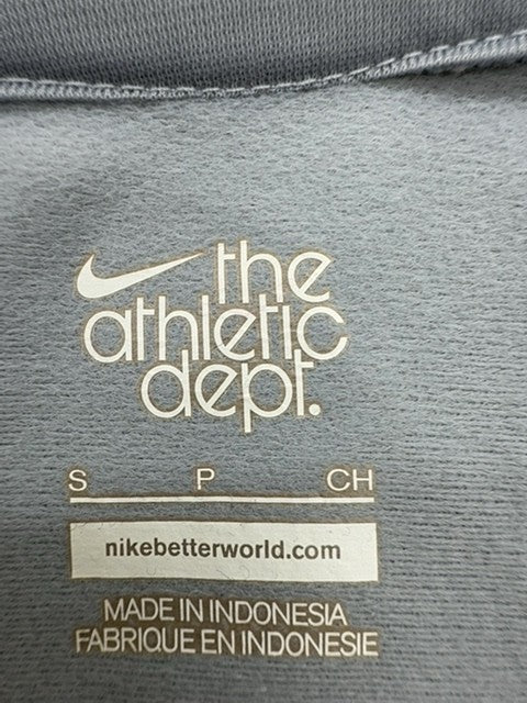 Nike Men's Grey Color Block Full-Zip Track Jacket Size S
