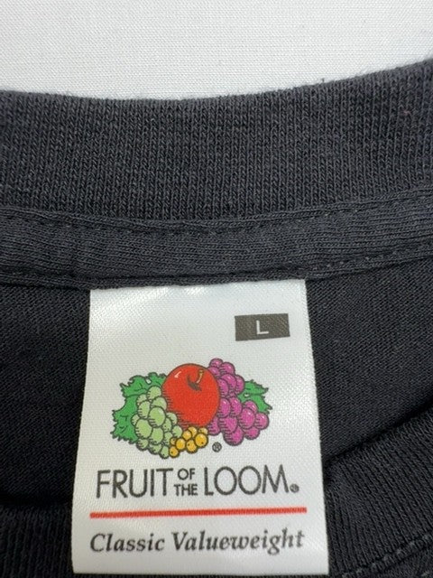 Fruit of the Loom Men Black T-Shirt size L product image 3