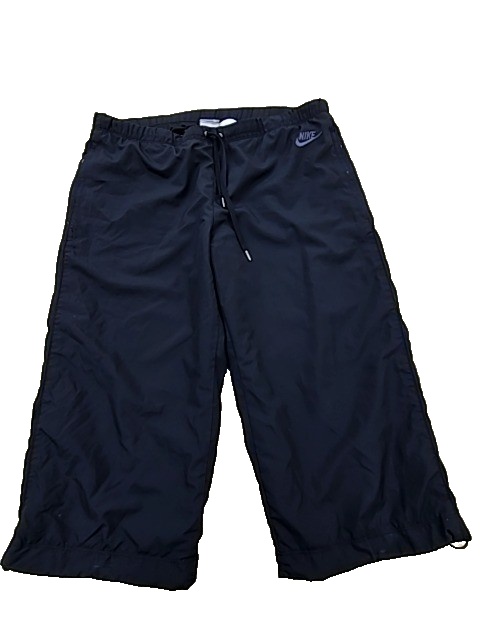 Nike Women's Black Shorts Size L Drawstring Athletic Casual