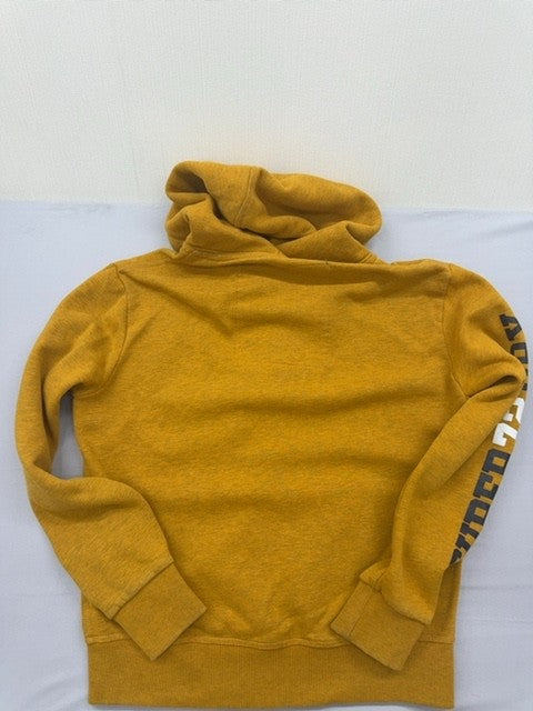Superdry Men's Mustard XL Zip Track & Field Hoodie Cotton Blend