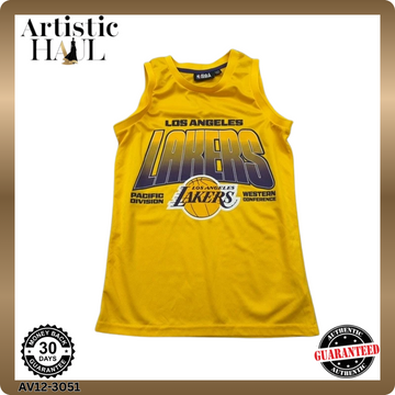 NBA Los Angeles Lakers Youth Yellow Tank Top Size 12-13 Youth