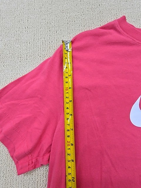 Nike Pink XL T-Shirt Short Sleeve Crewneck Cotton Loose Fit