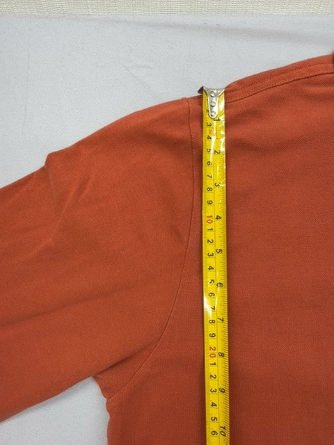 Kappa Men's Orange Long Sleeve Polo Cotton L