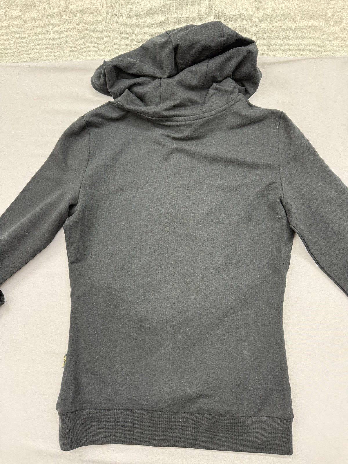 Plein Sport Black Hoodie Men's Size S Logo Print Cotton