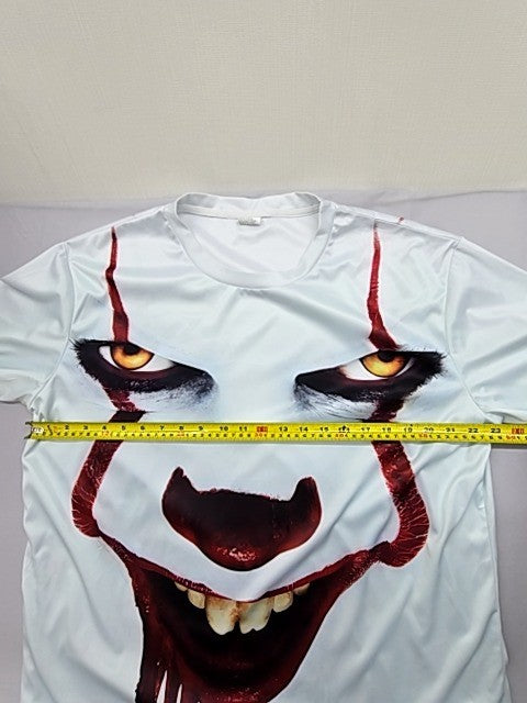 Men's IT Pennywise XXL White Short Sleeve Crew Neck T-Shirt Polyester