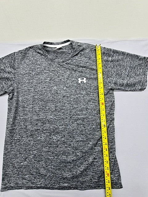 Under Armour Men's Grey Heather Cotton T-Shirt XL Short Sleeve Crewneck