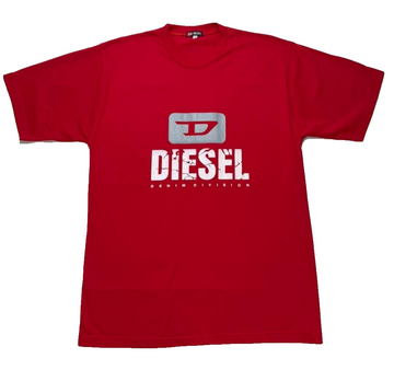 Diesel Men'S Short Sleeve T-Shirt | Size:Xl| Red Color