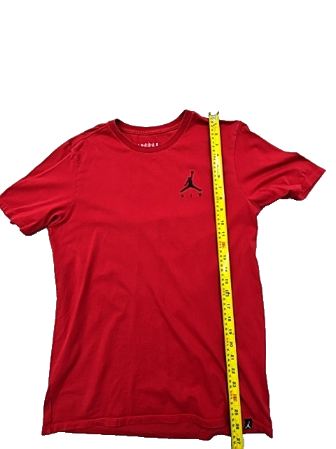 Jordan Red M Men's Short Sleeve T-Shirt Jumpman Cotton
