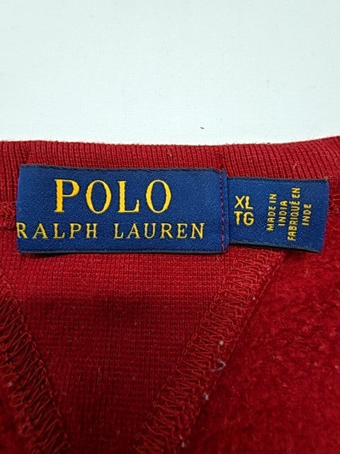 Polo Ralph Lauren Boys Red Logo Fleece Sweatshirt XL (10) Regular