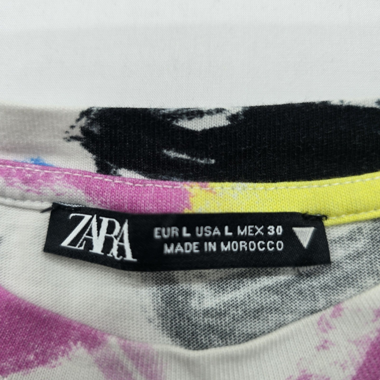 Zara Unisex Multicolor T-Shirt size L product image 3