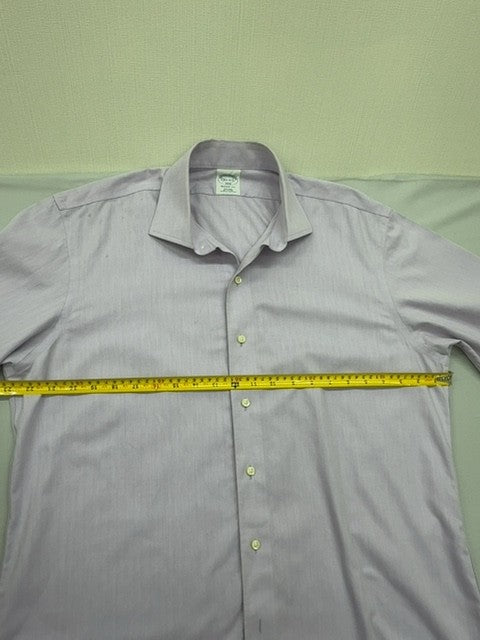 Brooks Brothers Men's Light Purple Regent Fit Dress Shirt 16.5-34/35
