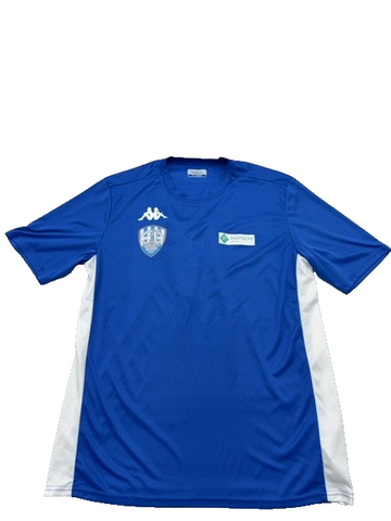 Kappa Men's XL Navy Blue/White Soccer Jersey Short Sleeve Polyester