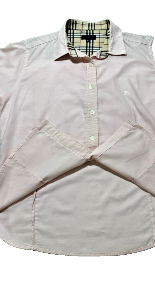 Burberry London Nova Check Collar And Cuffs Shirt - Size XL