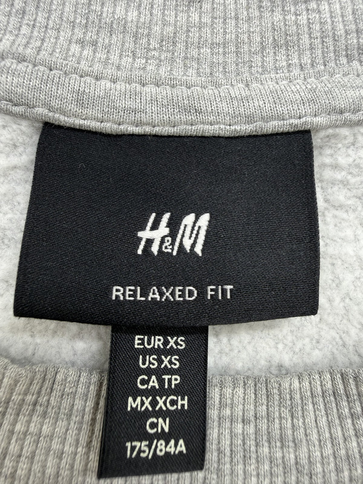 H&M Men Gray Sweatshirt size XS product image 4