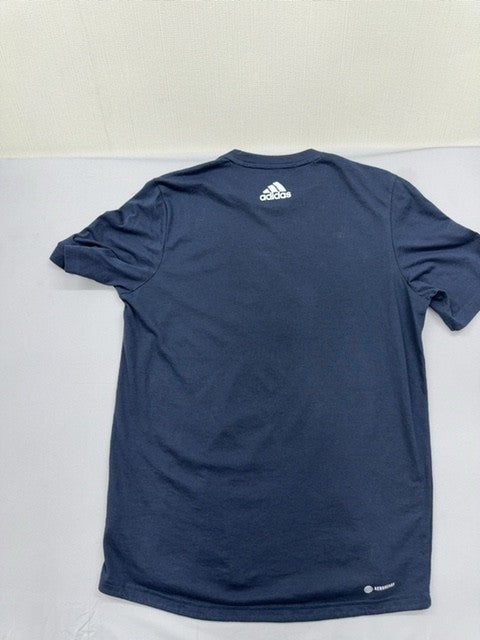 Adidas Men's Navy Gradient T-Shirt M Short Sleeve Plastic Waste HF2FKF