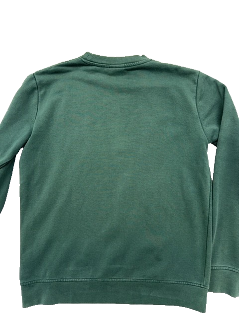 Ellesse Green Crew Sweatshirt Heritage Logo Long Sleeve L