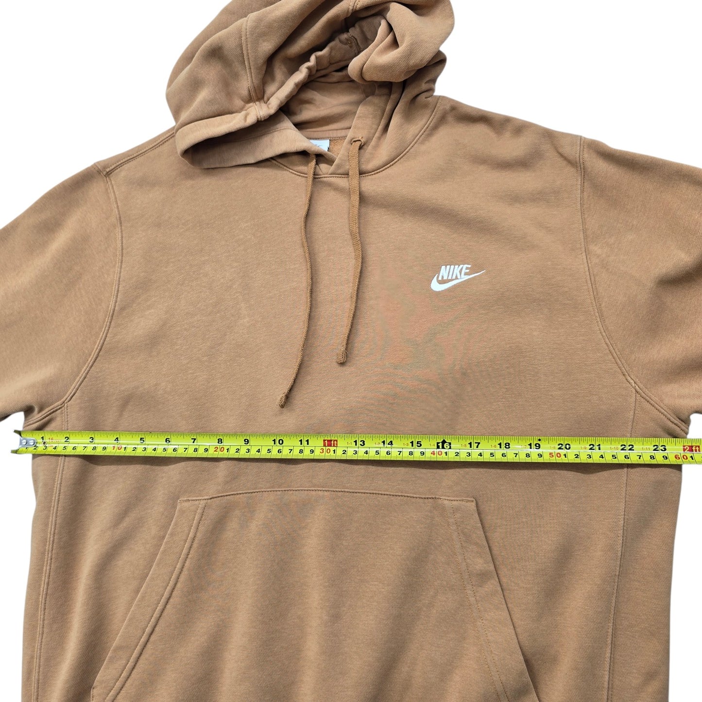 Nike Men's Khaki Sportswear Club Fleece Pullover Hoodie Size L