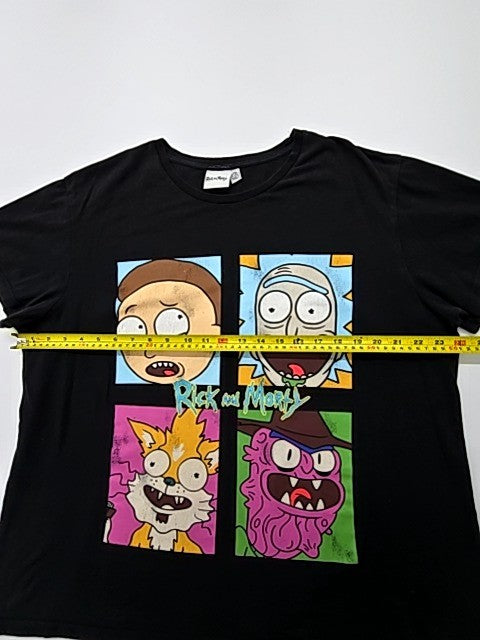 Rick and Morty Men Black T-Shirt size 2XL product image 6