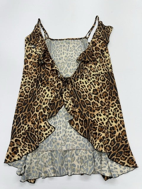 Agiveness Women Brown Tank Top size L product image 1