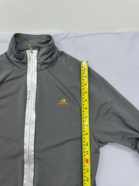 Adidas Women's Grey Clima365 Track Jacket Full Zip Training