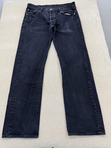 Levi's Men's Black 501 Straight Leg Jeans