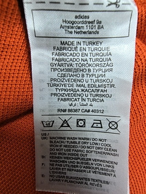 Adidas Boys Orange T-Shirt size S product image 5