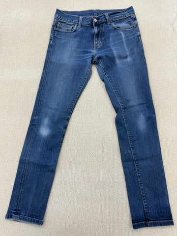 Carhartt Men's Blue Rebel Pant Slim Tapered Jeans 30x32