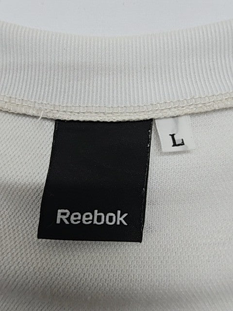 Reebok Men White T-Shirt size L product image 4
