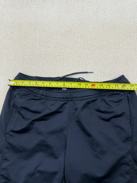 Adidas 3-Stripes Black Track Pants Wide Leg Drawcord Unisex