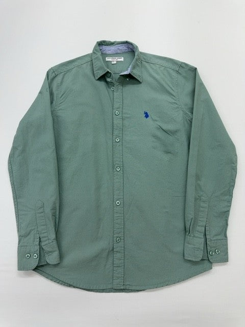 U.S. Polo Assn Boys Green Polo Shirt size L product image 1