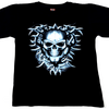 Metal Heaven Men's Black T-Shirt – Size L, Large Skull large skull, Graphic