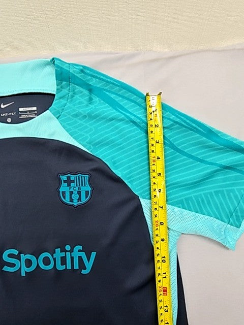Nike Men's Navy Blue FC Barcelona Jersey L Dri-FIT Slim Fit