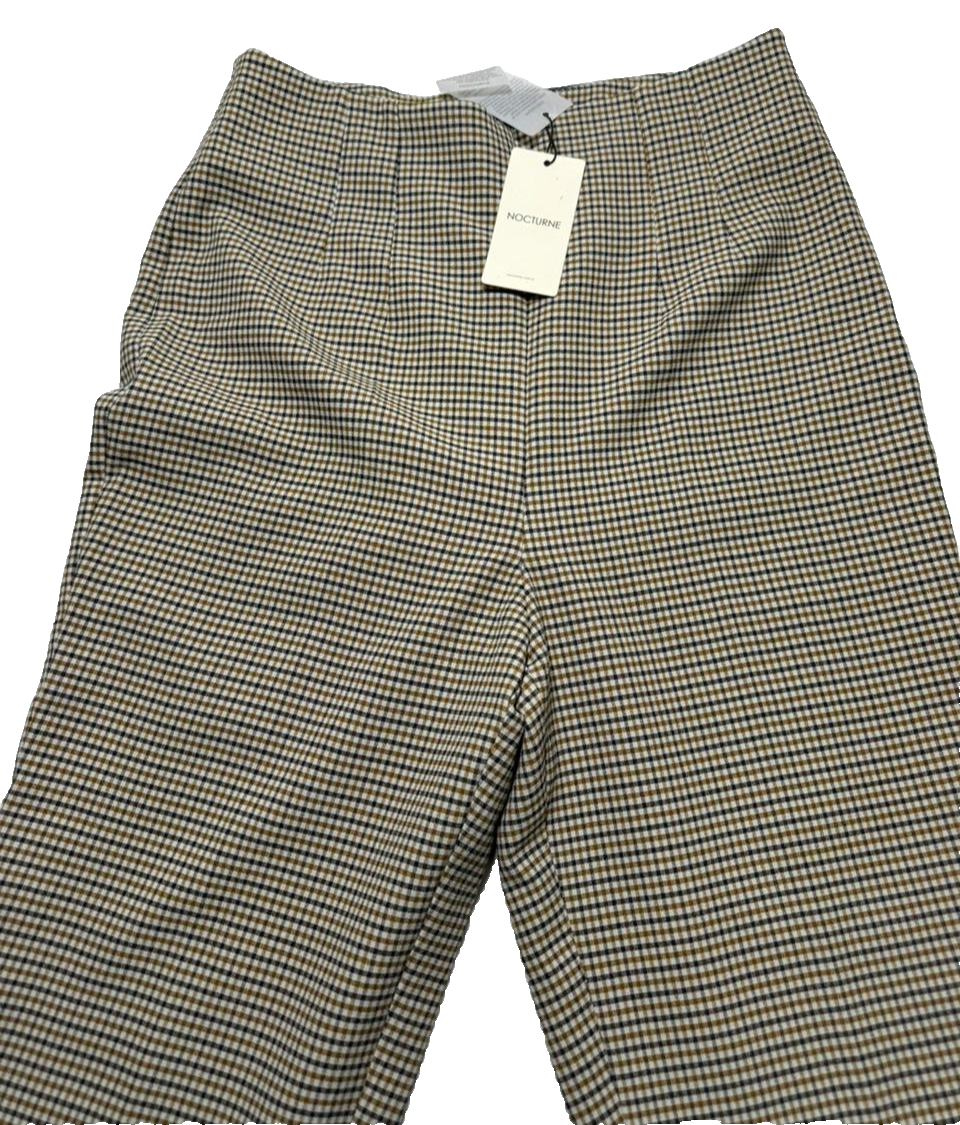 Nocturne Checkered Pants For Women - Size 42