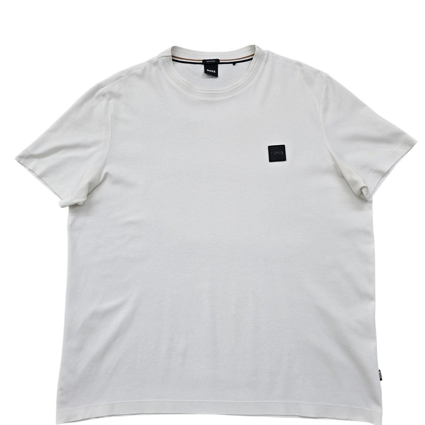 Hugo Boss Men White T-Shirt size XXL product image 1