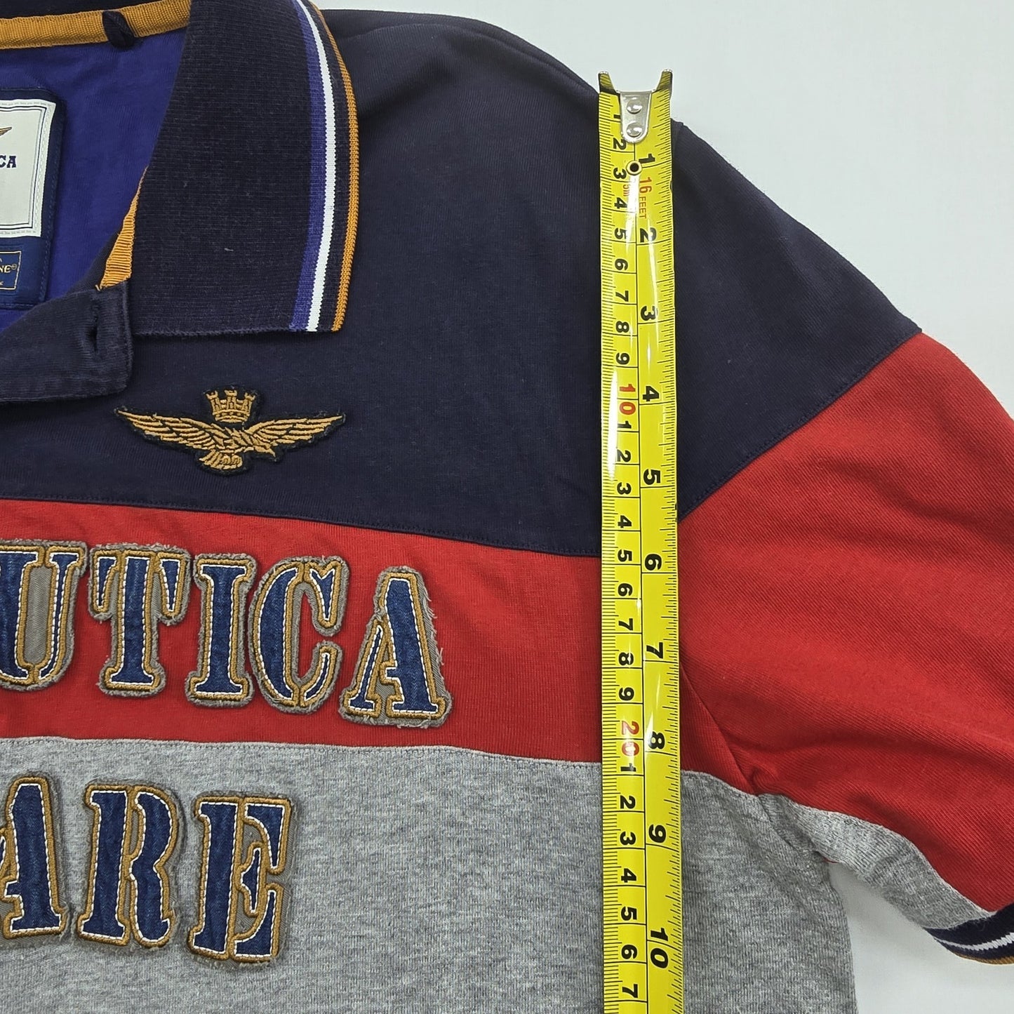 Aeronautica Militare Men Multicolor Polo Shirt size XXL product image 6