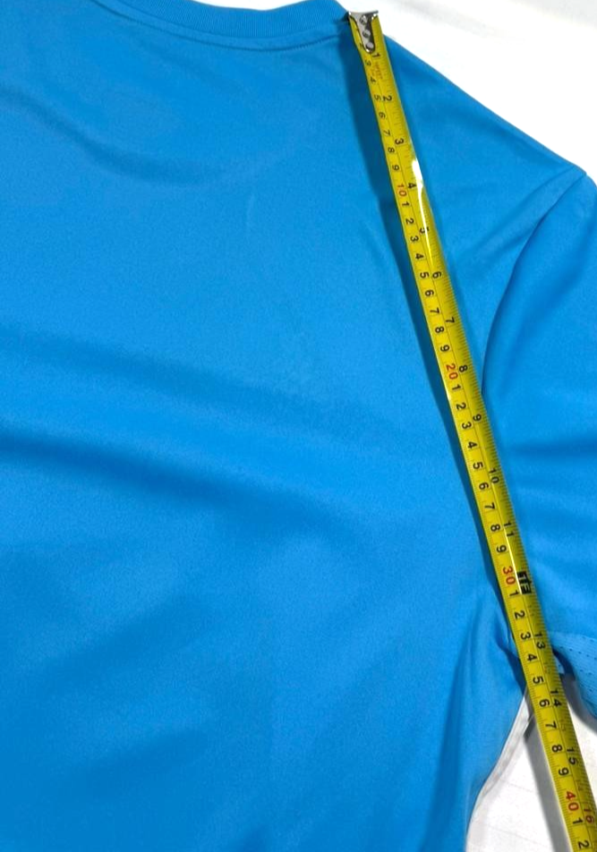 Adidas Olympique De Marseille 2017-2018 Away Football Shirt In Light Blue - L