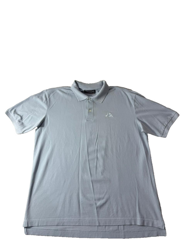 Kappa Men's XL Light Blue Polo Shirt Short Sleeve Logo Top