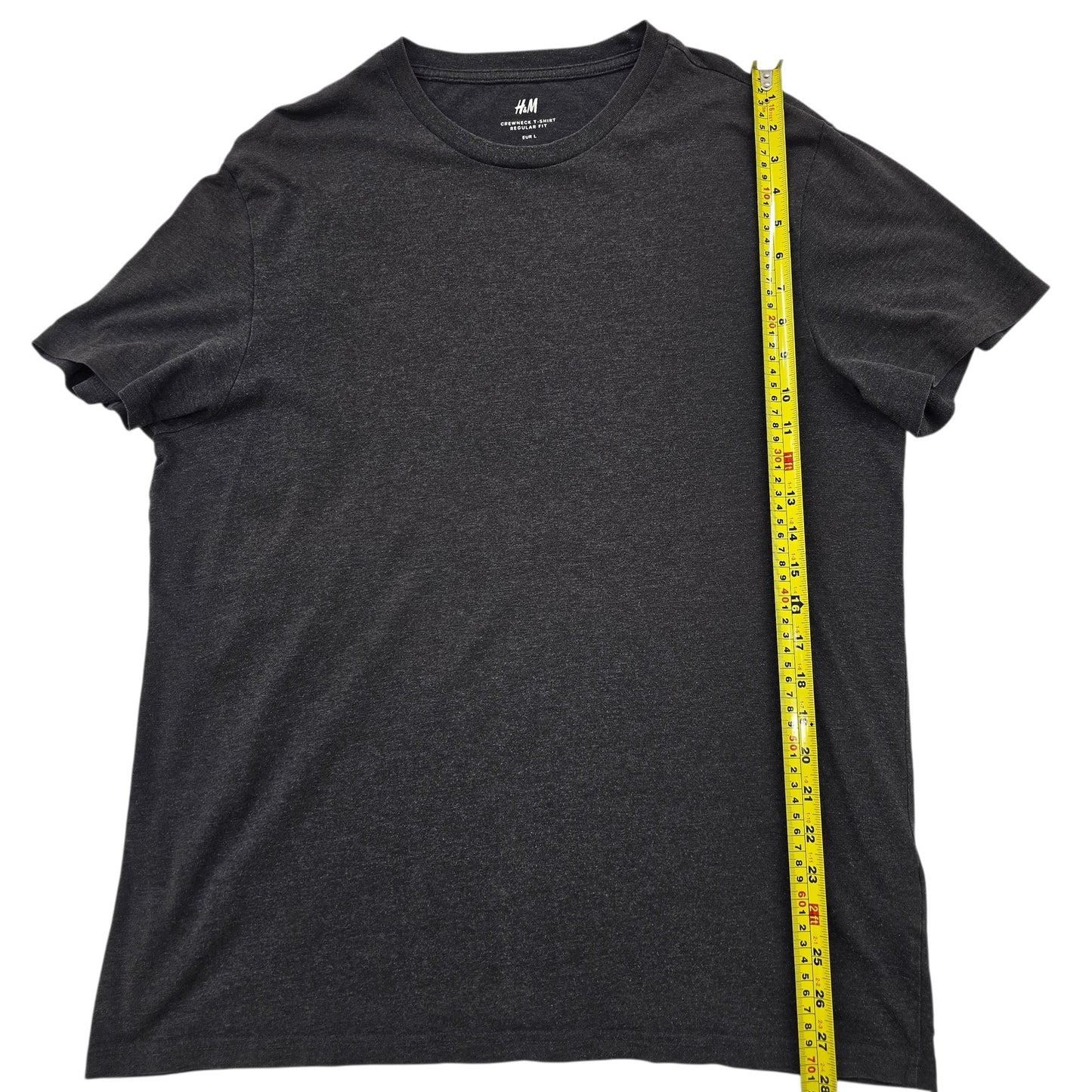 H&M Men Gray T-Shirt size L product image 8