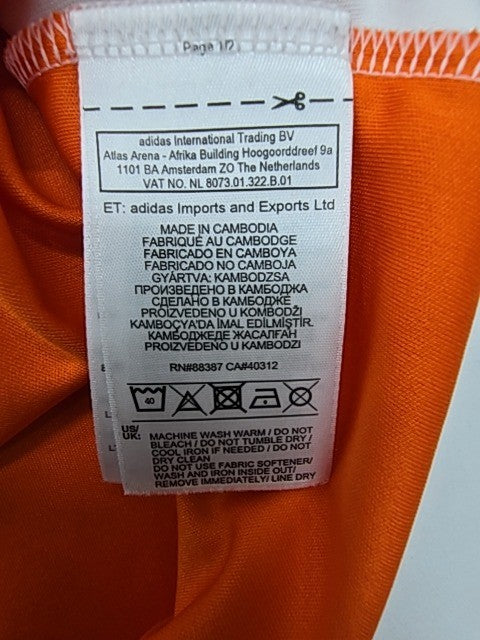 Adidas Men Orange T-Shirt size S product image 5