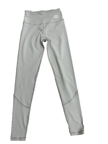 Umbro White High Waist Seamless Leggings XS Workout Athletic Nylon