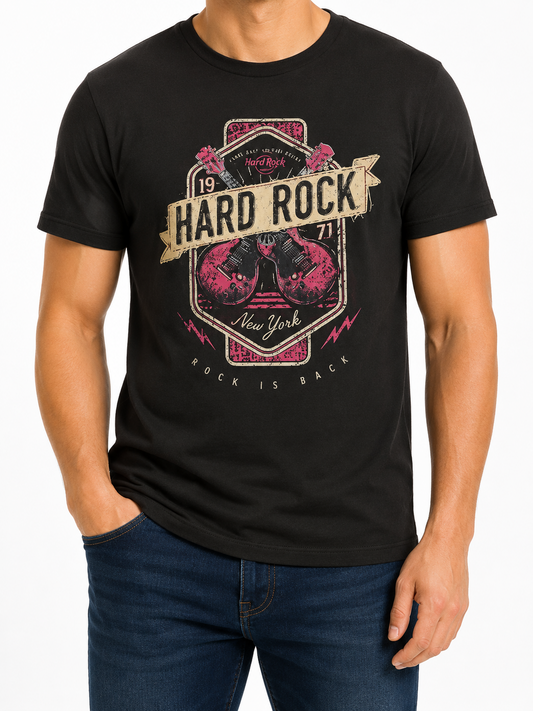 Hard Rock Cafe Men Black T-Shirt size M product image 1