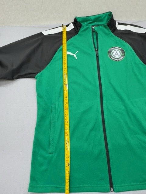 Puma Men's Green Celtic FC Track Jacket Size L Full Zip