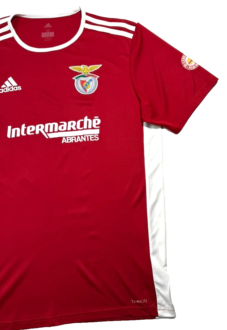 Adidas Sl Benfica Boys' Football Shirt Jersey In Red - Size M
